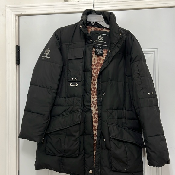 Free country power down series Jackets & Blazers - Free Country Women's Down Jacket Black Power Down Series Puffer Hooded